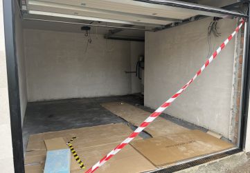 Capa acabado pavimento garaje
